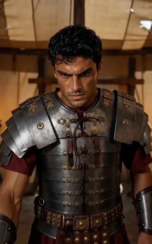 Cleopatra and Caesar – opening frame of episode 1