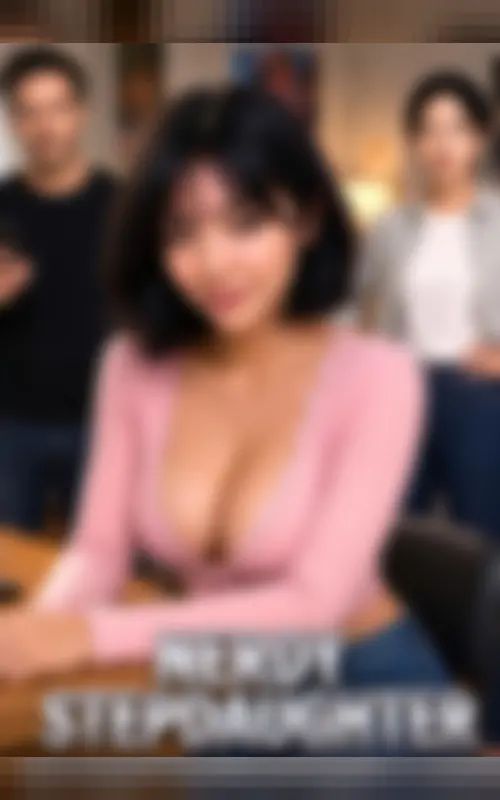 Nerdy Stepdaughter – blurred poster of a members-only Candy short